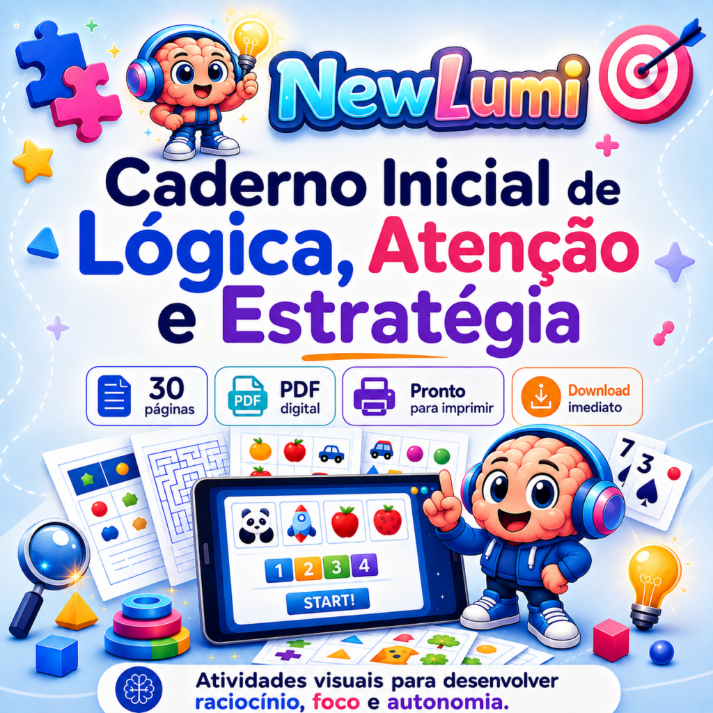 Caderno Inicial de Lógica, Atenção e Estratégia
